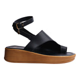 SANDALIA CUÑA PARA MUJER LOB FOOTWEAR NEGRO 83406050
