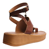 SANDALIA CUÑA PARA MUJER LOB FOOTWEAR CAFÉ 83406051