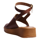 SANDALIA CUÑA PARA MUJER LOB FOOTWEAR CAFÉ 83406051