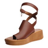 SANDALIA CUÑA PARA MUJER LOB FOOTWEAR CAFÉ 83406051