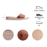 SANDALIA PISO PARA MUJER LOB FOOTWEAR CAFÉ 83406485