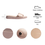 SANDALIA PISO PARA MUJER LOB FOOTWEAR ORO ROSA 83406486