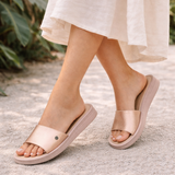 SANDALIA PISO PARA MUJER LOB FOOTWEAR ORO ROSA 83406486