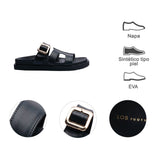 SANDALIA PISO PARA MUJER LOB FOOTWEAR NEGRO 83406488