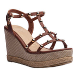 SANDALIA CUÑA PARA MUJER LOB FOOTWEAR CAFÉ 83705718