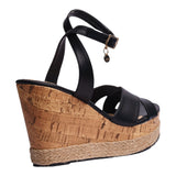 SANDALIA CUÑA PARA MUJER LOB FOOTWEAR  NEGRO 83705719