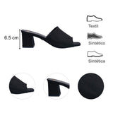 SANDALIA TACÓN PARA MUJER LOB FOOTWEAR NEGRO 83705738