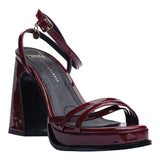 SANDALIA TACÓN PARA MUJER LOB FOOTWEAR ROJO 83705739