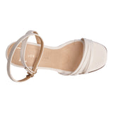 SANDALIA TACÓN PARA MUJER LOB FOOTWEAR BEIGE 83705740