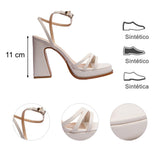 SANDALIA TACÓN PARA MUJER LOB FOOTWEAR BEIGE 83705740