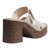 SANDALIA TACÓN PARA MUJER LOB FOOTWEAR IVORY 83706474