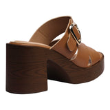 SANDALIA TACÓN PARA MUJER LOB FOOTWEAR TAN 83706475