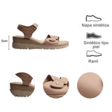 SANDALIA CUÑA PARA MUJER LOB FOOTWEAR MAQUILLAJE 84506469