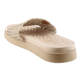 Sandalia Piso Para Mujer Lob Footwear Tira Pronta Beige 86804734