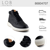 Tenis Para Hombre Lob Footwear Monaco Negro 86804707