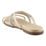 Sandalia Piso Para Mujer Lob Footwear Napa Turim Beige 86804731