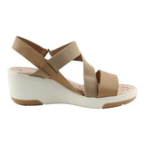 Sandalia Cuña Para Mujer Lob Footwear Floather/Elastico Café 86804778