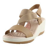 Sandalia Cuña Para Mujer Lob Footwear Floather/Elastico Café 86804778