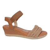 sandalia cuna para mujer lob footwear t pronta elast turim beige 86805075