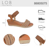 sandalia cuna para mujer lob footwear t pronta elast turim beige 86805075