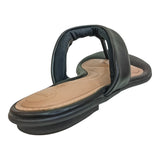 sandalia piso para mujer lob footwear pele strech negro 86805077