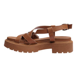 SANDALIA PISO PARA MUJER LOB FOOTWEAR NAPA TURIM CAFÉ 86805083