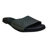 sandalia piso para mujer lob footwear np capri glam negro 86805084