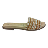 sandalia piso para mujer lob footwear tira pronta cafe 86805449