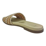 sandalia piso para mujer lob footwear tira pronta cafe 86805449