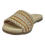 sandalia piso para mujer lob footwear tira pronta cafe 86805449
