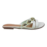 sandalia piso para mujer lob footwear napa sardenha blanco 86805451