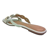sandalia piso para mujer lob footwear napa sardenha blanco 86805451