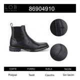 Botin Para Hombre Lob Footwear Atanado Negro 86904910