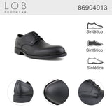 Vestir Para Hombre Lob Footwear Piel Negro 86904913