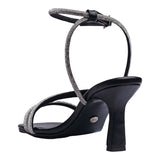 SANDALIA TACÓN PARA MUJER LOB FOOTWEAR NEGRO 87505715