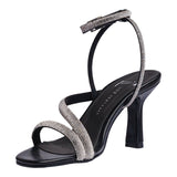 SANDALIA TACÓN PARA MUJER LOB FOOTWEAR NEGRO 87505715