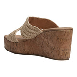 SANDALIA CUÑA PARA MUJER LOB FOOTWEAR BEIGE 87506004