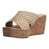 SANDALIA CUÑA PARA MUJER LOB FOOTWEAR BEIGE 87506004