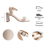 SANDALIA TACON PARA MUJER LOB FOOTWEAR BEIGE 87506478