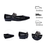 FLAT PARA MUJER LOB FOOTWEAR  NEGRO 87605529