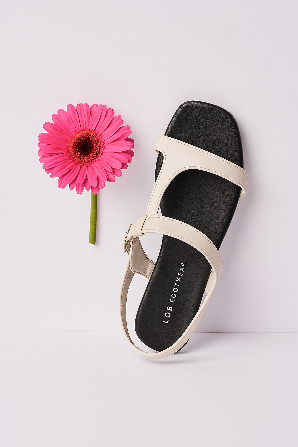 SANDALIA PISO PARA MUJER LOB FOOTWEAR  BEIGE 87605704