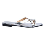 SANDALIA PISO PARA MUJER LOB FOOTWEAR PLATA  87605710