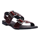 SANDALIA PISO PARA MUJER LOB FOOTWEAR MERLOT 87605742
