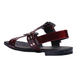 SANDALIA PISO PARA MUJER LOB FOOTWEAR MERLOT 87605742