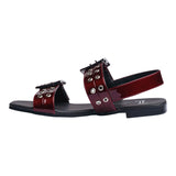 SANDALIA PISO PARA MUJER LOB FOOTWEAR MERLOT 87605742