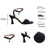 SANDALIA TACON PARA MUJER LOB FOOTWEAR NEGRO  87805540