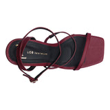 SANDALIA TACON PARA MUJER LOB FOOTWEAR BURGUNDY 87805730