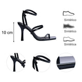 SANDALIA TACON PARA MUJER LOB FOOTWEAR NEGRO 87805731