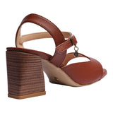 SANDALIA TACÓN PARA MUJER LOB FOOTWEAR CAFÉ 87805733