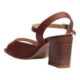 SANDALIA TACÓN PARA MUJER LOB FOOTWEAR CAFÉ 87805733